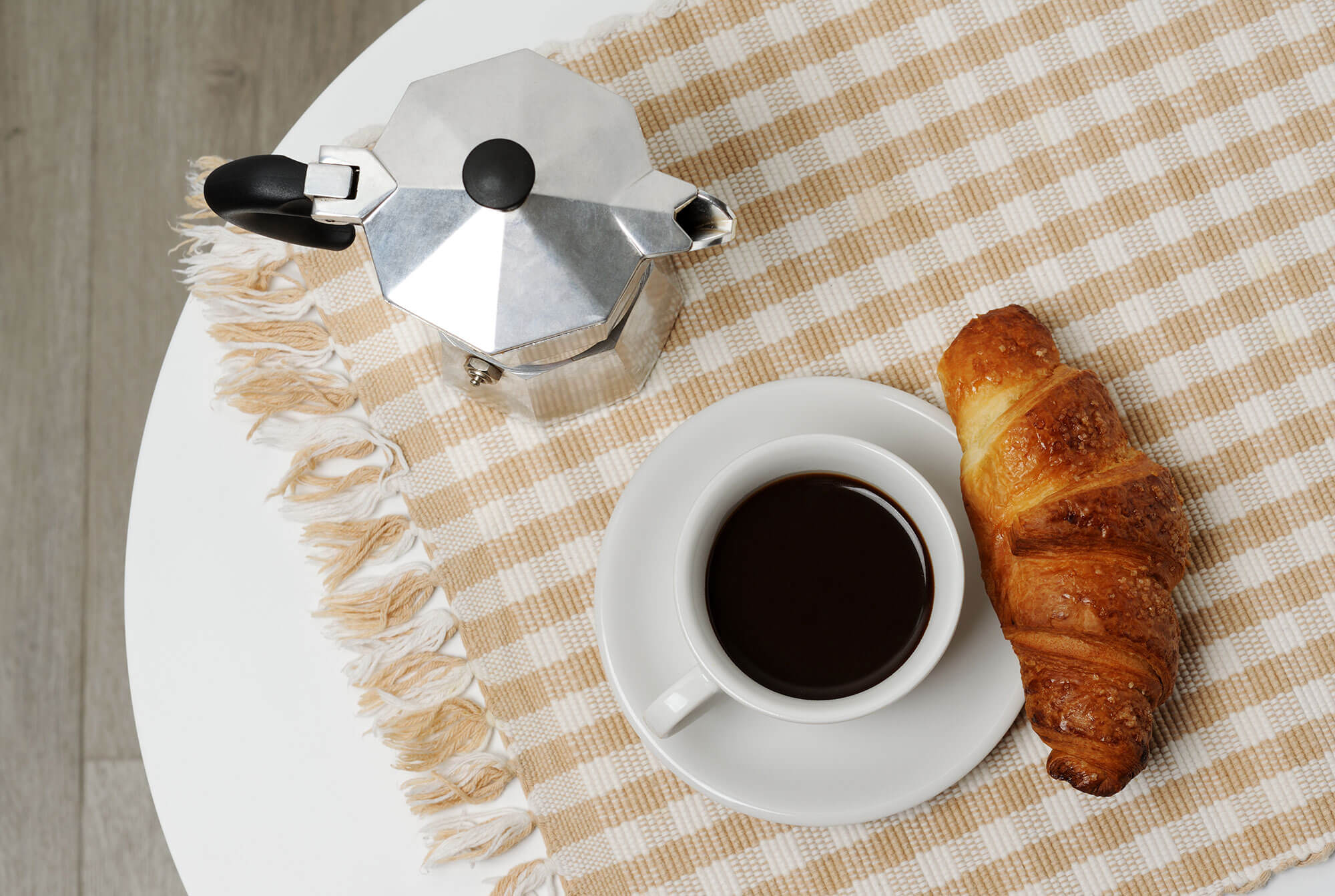 There’s no better way to start a morning than with a croissant and coffee – and that’s not just because, as Bridget Jones says, ‘started having hazelnut pastry and chocolate croissant every morning, and lost loads of weight. So will have cappuccino and croissant as usual.’