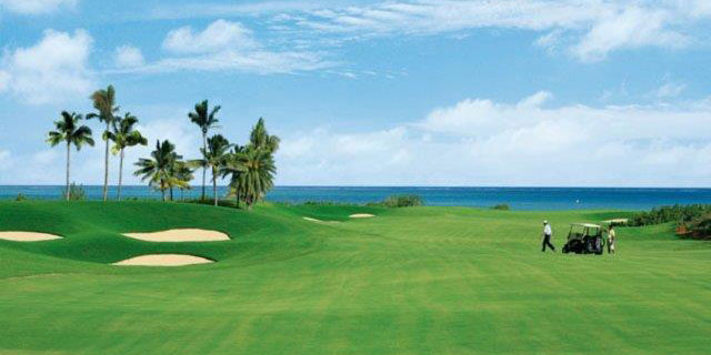 Golf in paradise