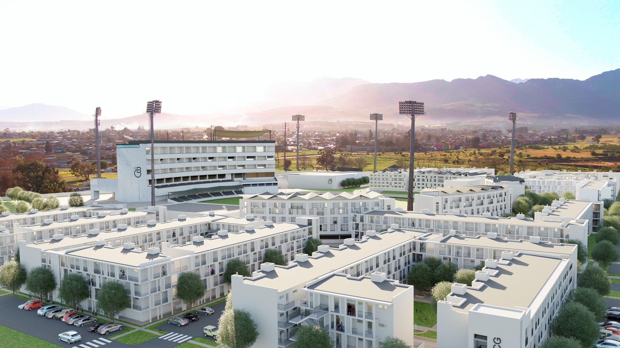 Boland Oval will be the first security estate in South Africa where sports will form an intrinsic part of a lifestyle and residential development