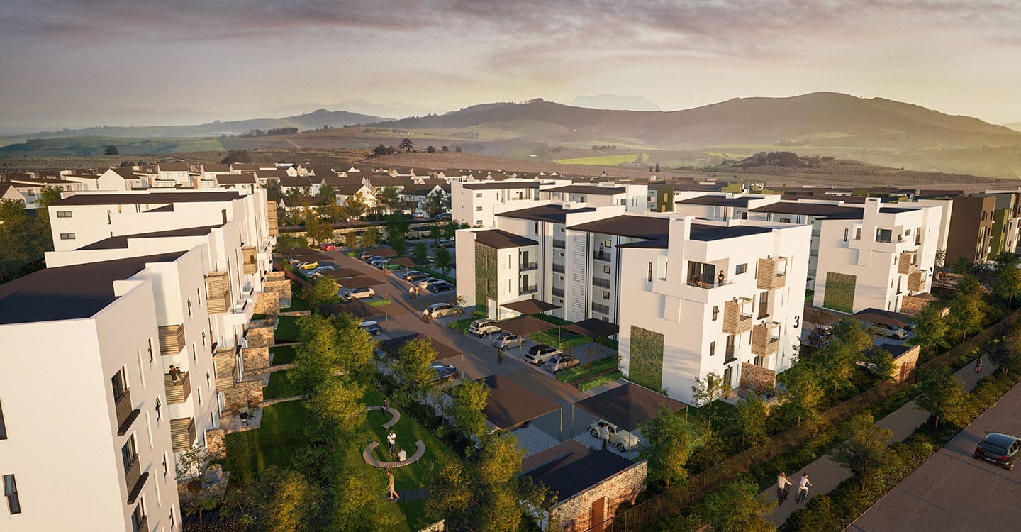 Nestled in the sustainable embrace of Newinbosch Neighbourhood Estate, The Ilex will stand as the second of five uniquely crafted apartment buildings, continuing the legacy of The Bosk — meaning “small forest.”