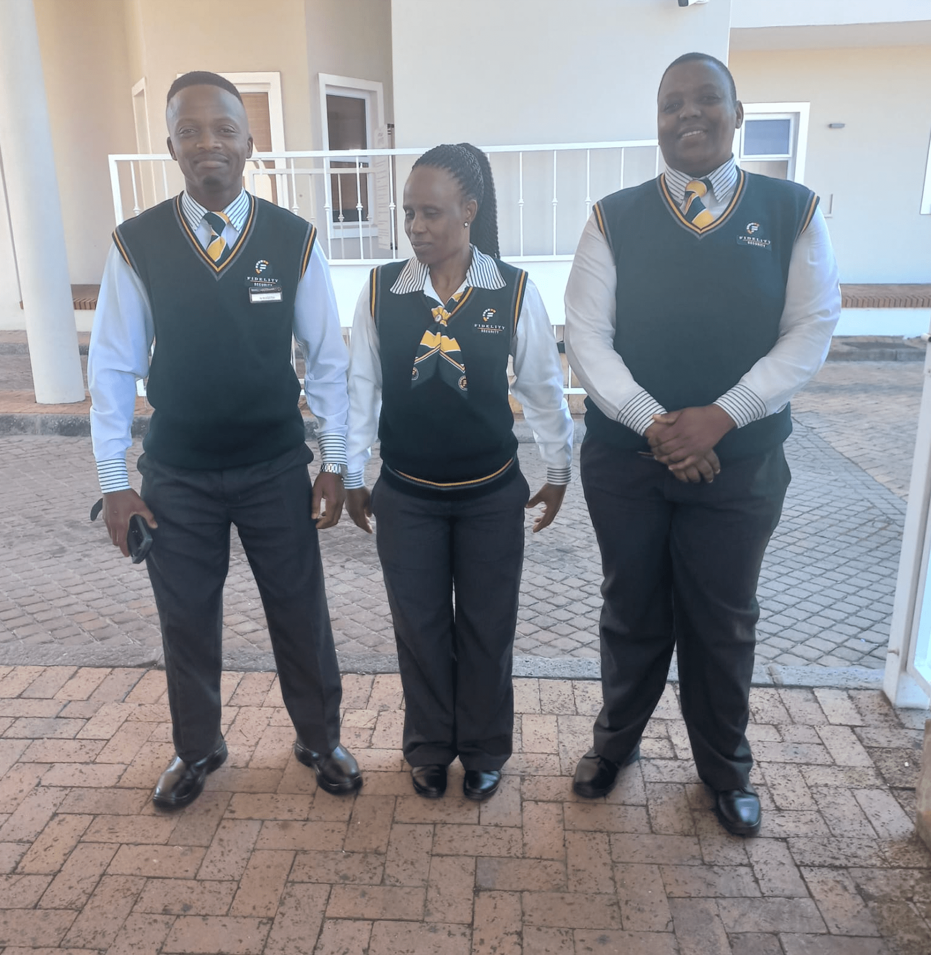 Security Team: Nqoba, Nondwangu and Magadla