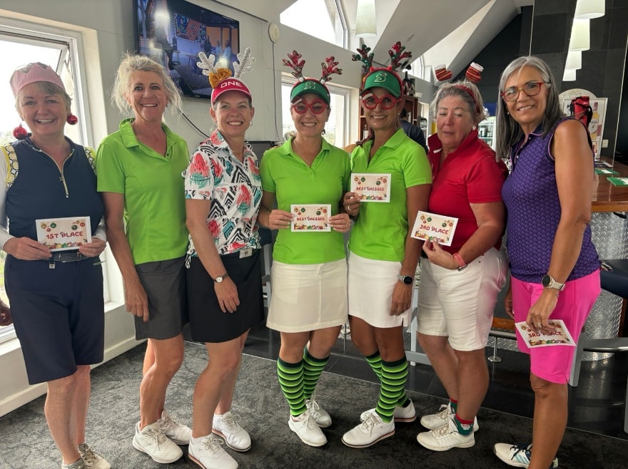 Ladies' Christmas winners