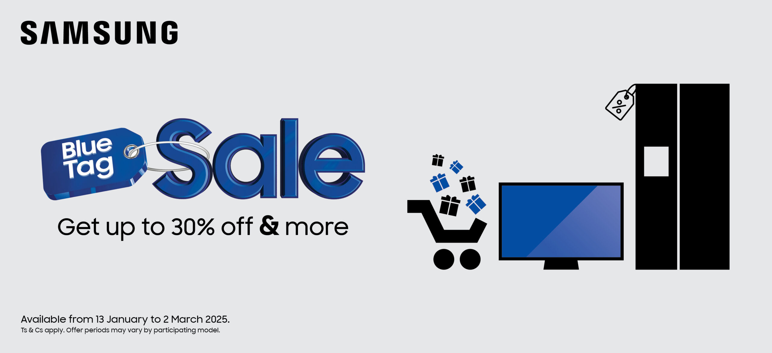 Samsung Blue Tag Sale Deals